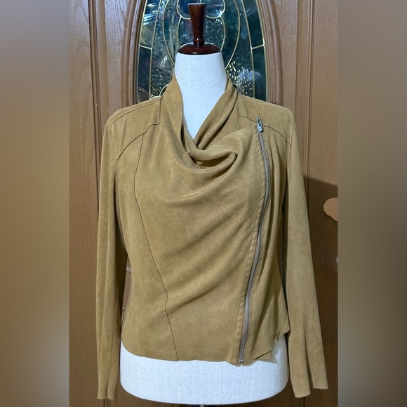 Blank NYC Women's Brown Faux Suede Jacket - Size M - Picture 2 of 12